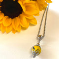 Bloom Bead Sunflower Necklace