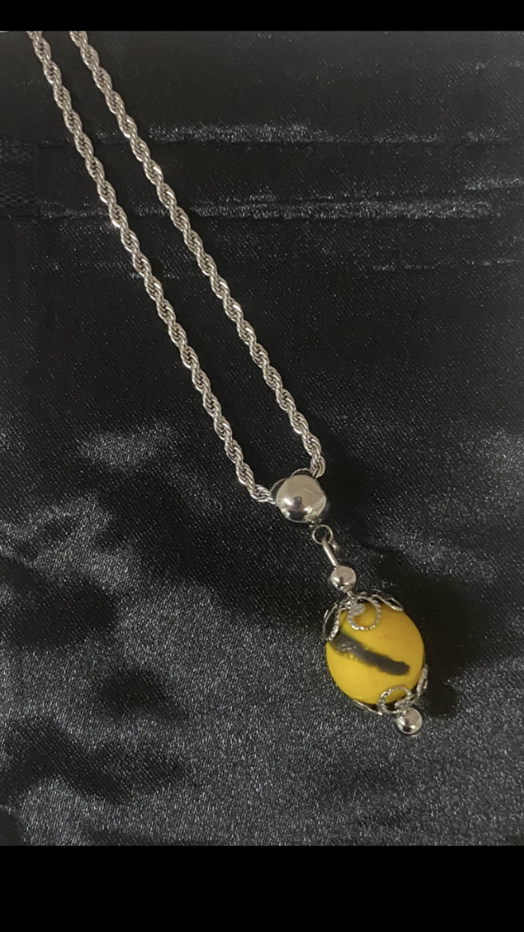 Bloom Bead Sunflower Necklace