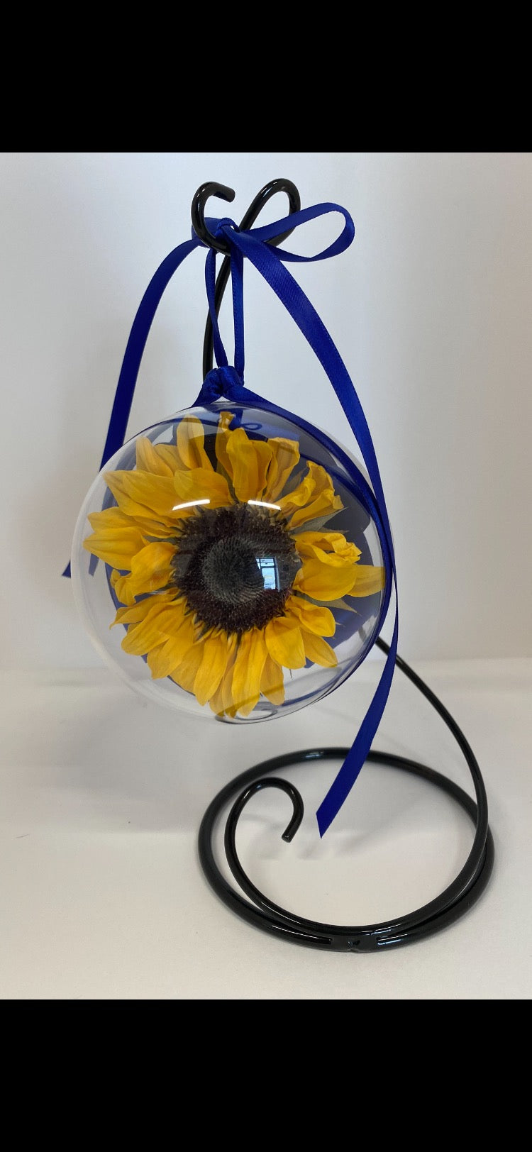 Freeze-Dried Sunflower Ornament